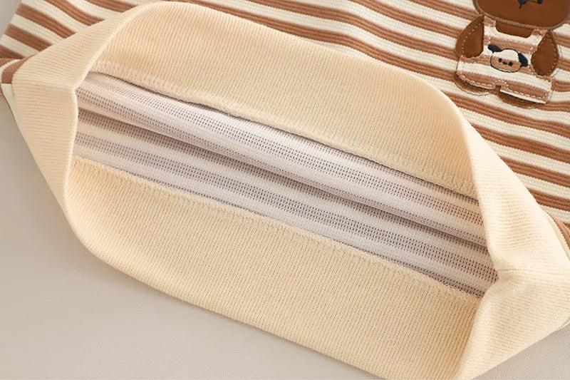 New Spring Autumn Baby Clothes Children Boys Striped Long Sleeved T-Shirt Pants 2Pcs/Sets Infant Casual Outfits Kids Tracksuits