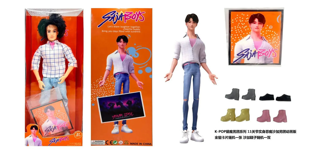 Demon Hunters 11 Joint movable SajaBoys K-POP Boy Band Doll Demon Saga Action Figure Toy Anime Character DIY Toy