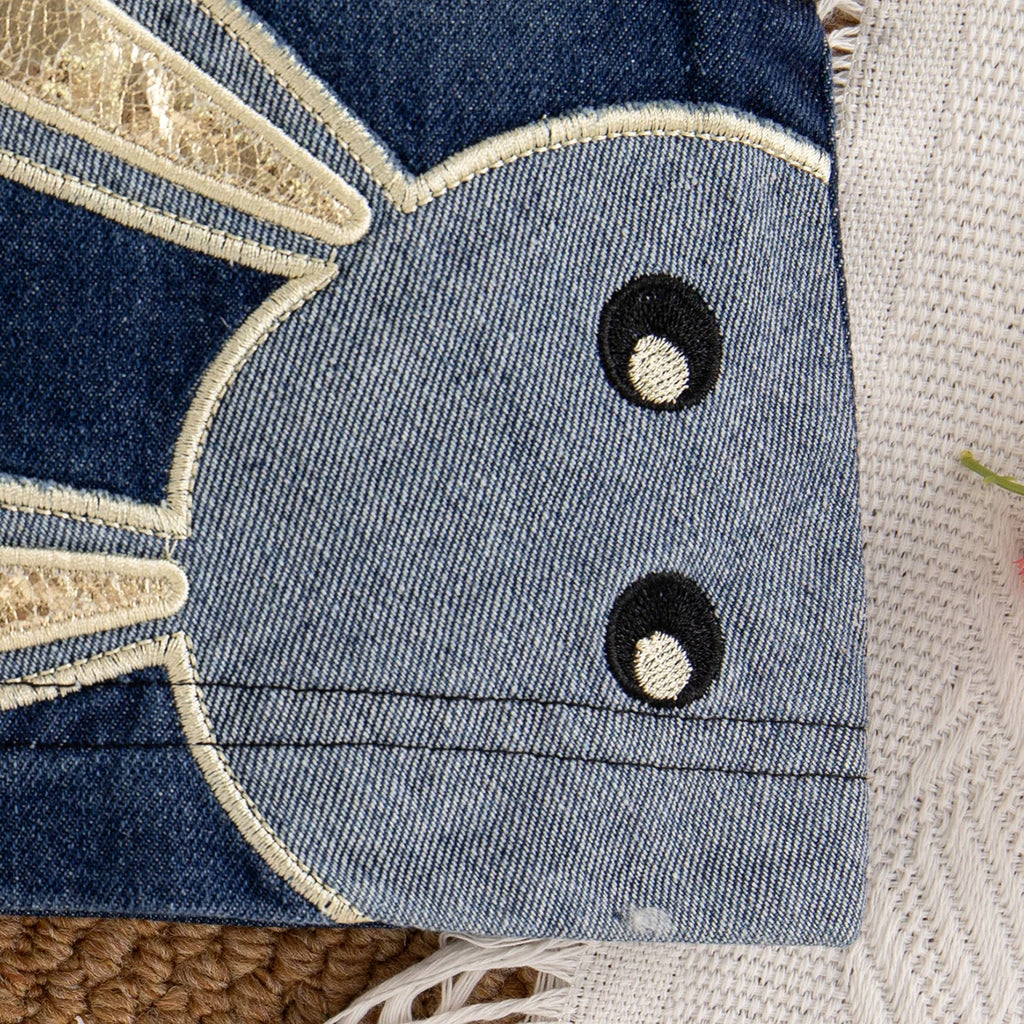 Spring And Autumn New Baby Girl Two Piece Set, White Long Sleeve Top+Beef Strap Skirt Children'S Clothing (9 Months -4 Years)