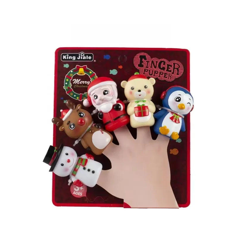 Halloween Finger Puppets Ghost Vampire Witch Pumpkin Frankenstein Characters Finger Puppets Set for Party Favors Pretend Play