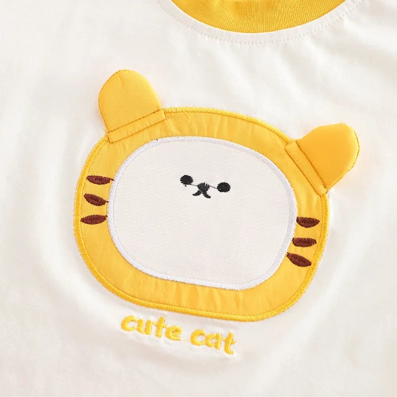 New Summer Baby Clothes Suit Children Boys T-Shirt Shorts 2Pcs/Sets Infant Girls Clothing Toddler Cartoon Costume Kids Outfits