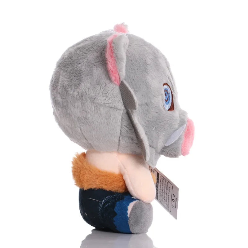 20-25cm Demon Slayer Plush Stuffed Tsugikuni Yoriichi Kokushibou Akaza Kamado Tanjirou Anime Figure Plush Toy Doll Birthday Gift