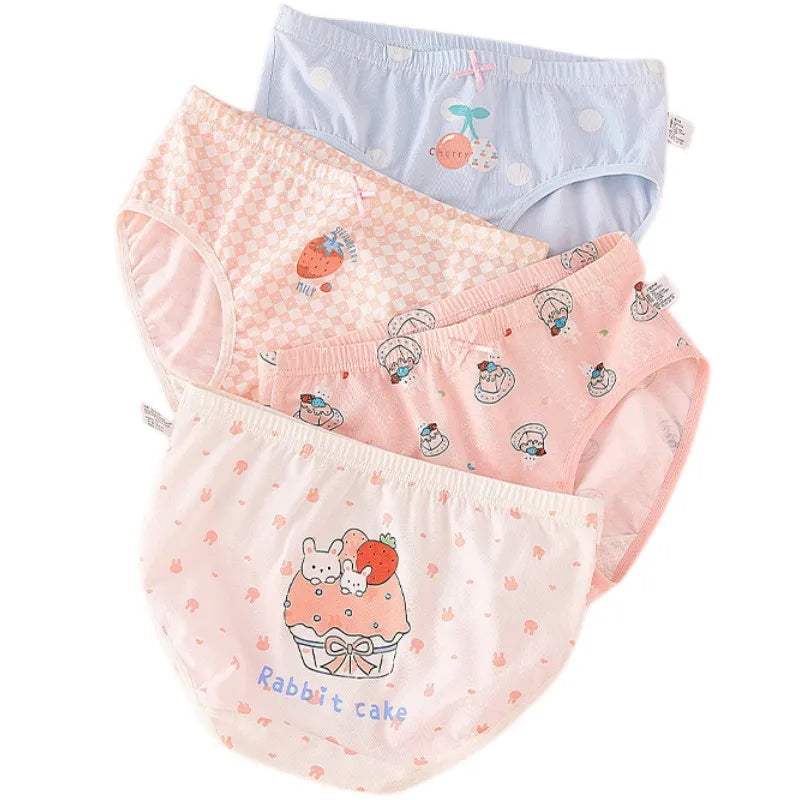 Girl A Cotton Briefs Boxers Breathable Underpants Girl Quality Panties Size 90-165 Healthy Briefs Kids Comfortable Soft Boxers