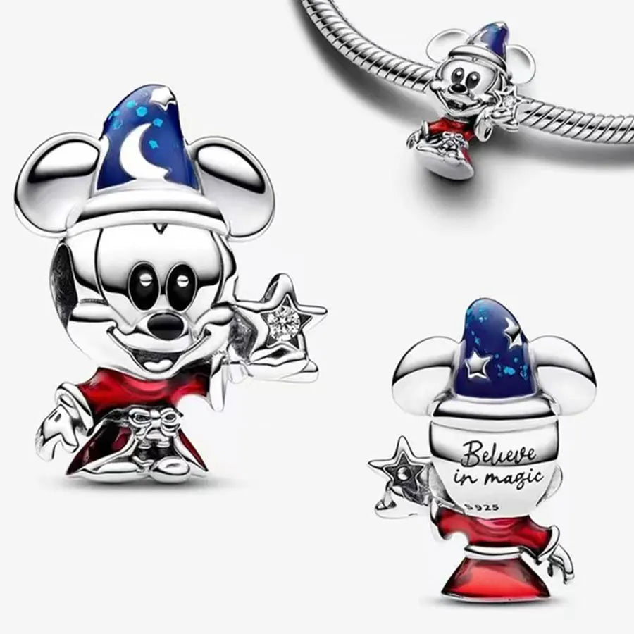 100% 925 sterling silver Marvel series Disney Charm Beads suitable for original DlY bracelets, women's jewelry gifts