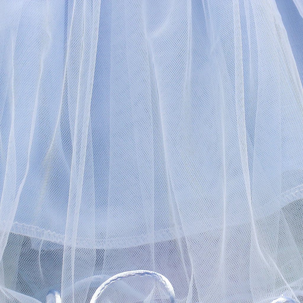 Summer Girls' Dress Children's Wear New Cartoon Cloud Little Horse Rainbow Gradient Mesh Sleeveless Children's Dress