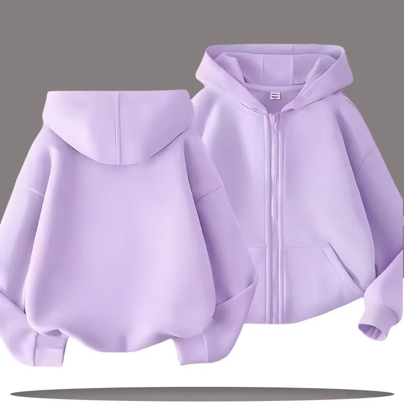 Funny Zip Up Sweatshirts Kpop Demon Hunters Hoodie Children Clothes Kid Girl Boy Sweatshirt Zipper Hoody Baby Casual Top