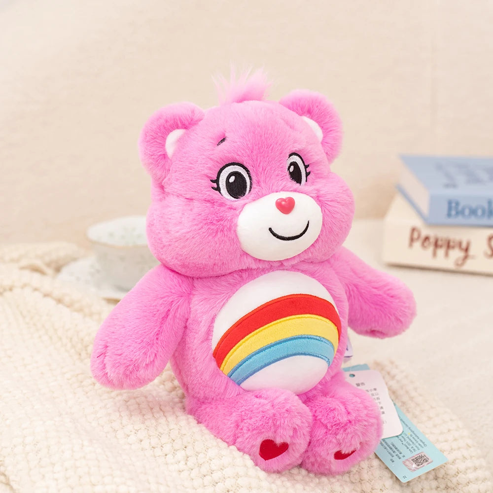33cm Care Bears Cute Rainbow Bear Plush Toys Lovely Cartoon Bear Soft Stuffed Dolls Homdecor Sleeping Plush Pillows