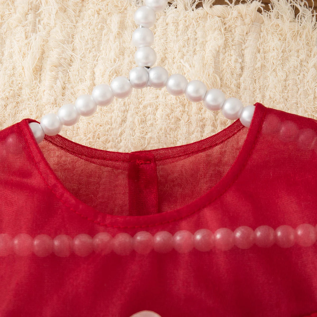 Princess Style Baby Girl Dress, Summer New Sweet Flower Children'S Sleeveless Clothes For Babies Aged 9 Months To 3 Years Old