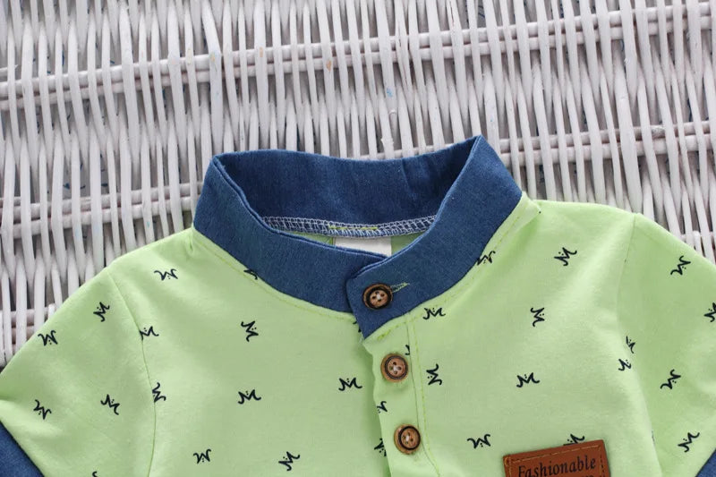 New Summer Baby Clothes Suit Children Boys Fashion T-Shirt Shorts 2Pcs/Set Infant Outfits Toddler Casual Costume Kids Tracksuits