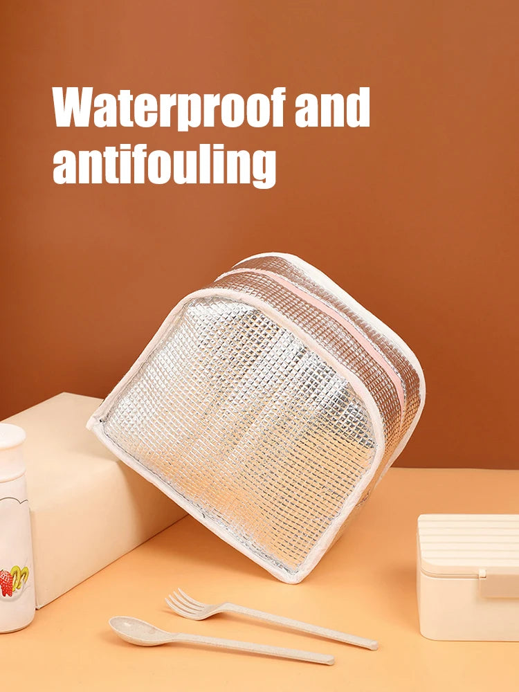 3D Three-Dimensional Bento Bag Cute Cartoon Bento Bag Lunch Bag Handbag Storage Insulation Bag Canvas Lunch Box Bag Ice Pack