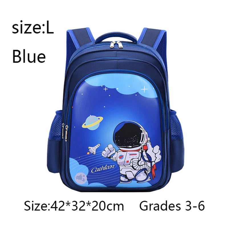 Children Backpack Cute Star Astronaut Kid School Bag Backpack Boy Student Teenagers Waterproof Baby Kindergarten Primary Bookbag