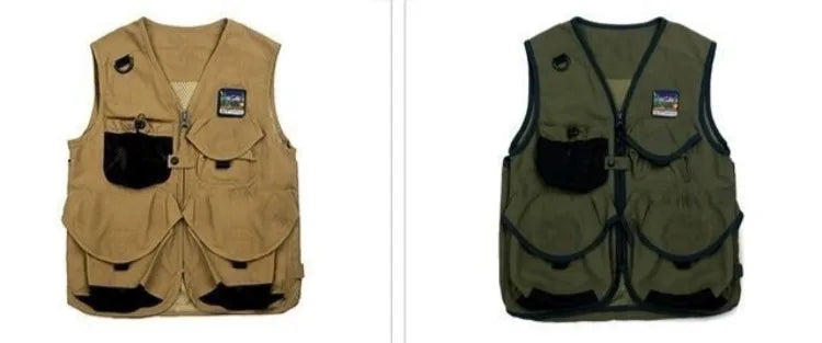 2025 New Autumn Outdoor Tactical Vest for Kids Boys Girls Olive Green Kids Cargo Vest Lightweight Waterproof Hiking Jacket