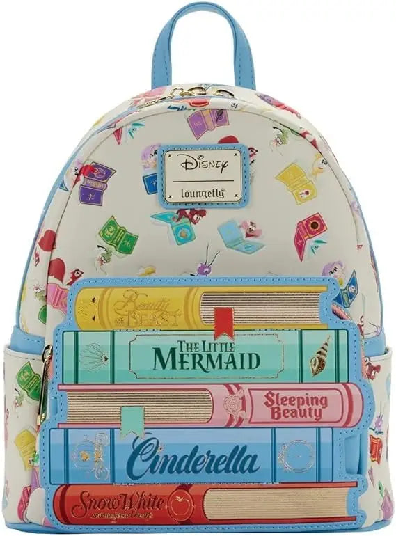 Loungefly Disney Princess Series Manga Style Animated Collage Collection Mini Backpack