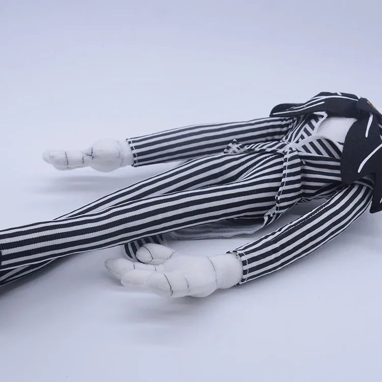 8 Style Cartoon Anime Skellington Dog Plush Toy Anime Cartoon JACK Bone Skeleton Skull Cosplay Santa Claus Soft Stuffed Toy Gift