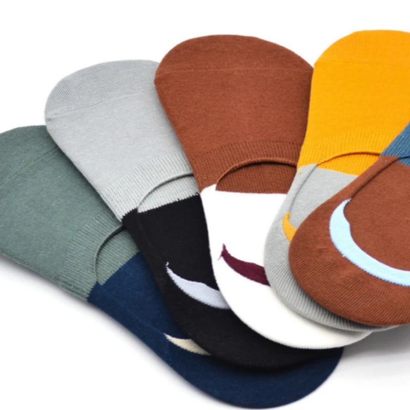 10 pairs of summer thin solid color comfortable breathable invisible socks mesh boat socks men boys parent-child cotton socks