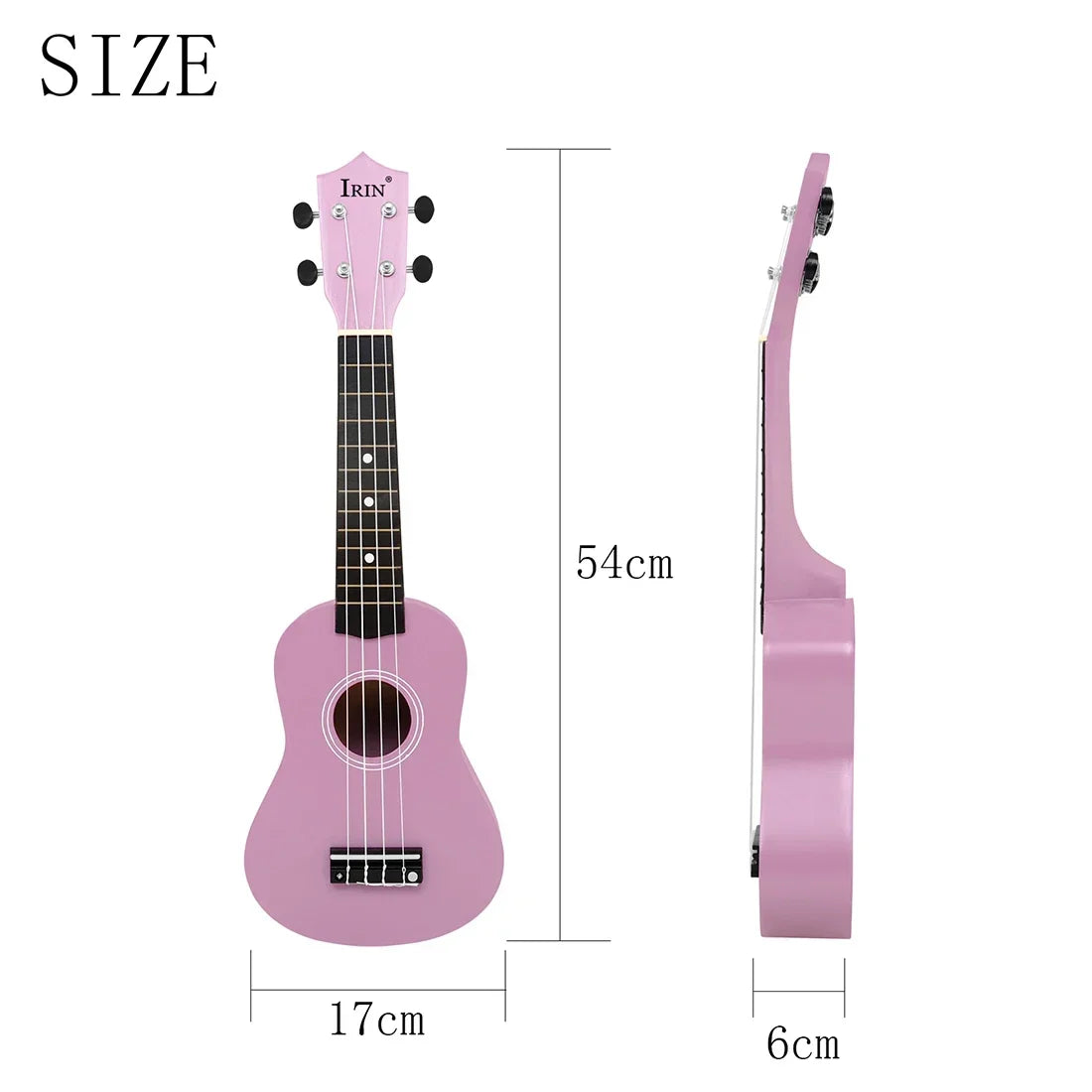 Pink Ukulele 21 Inch Beginner Ukulele Basswood Mini Guitarra 4 Strings Ukulele Guitar Musical Instrument Girl Gifts
