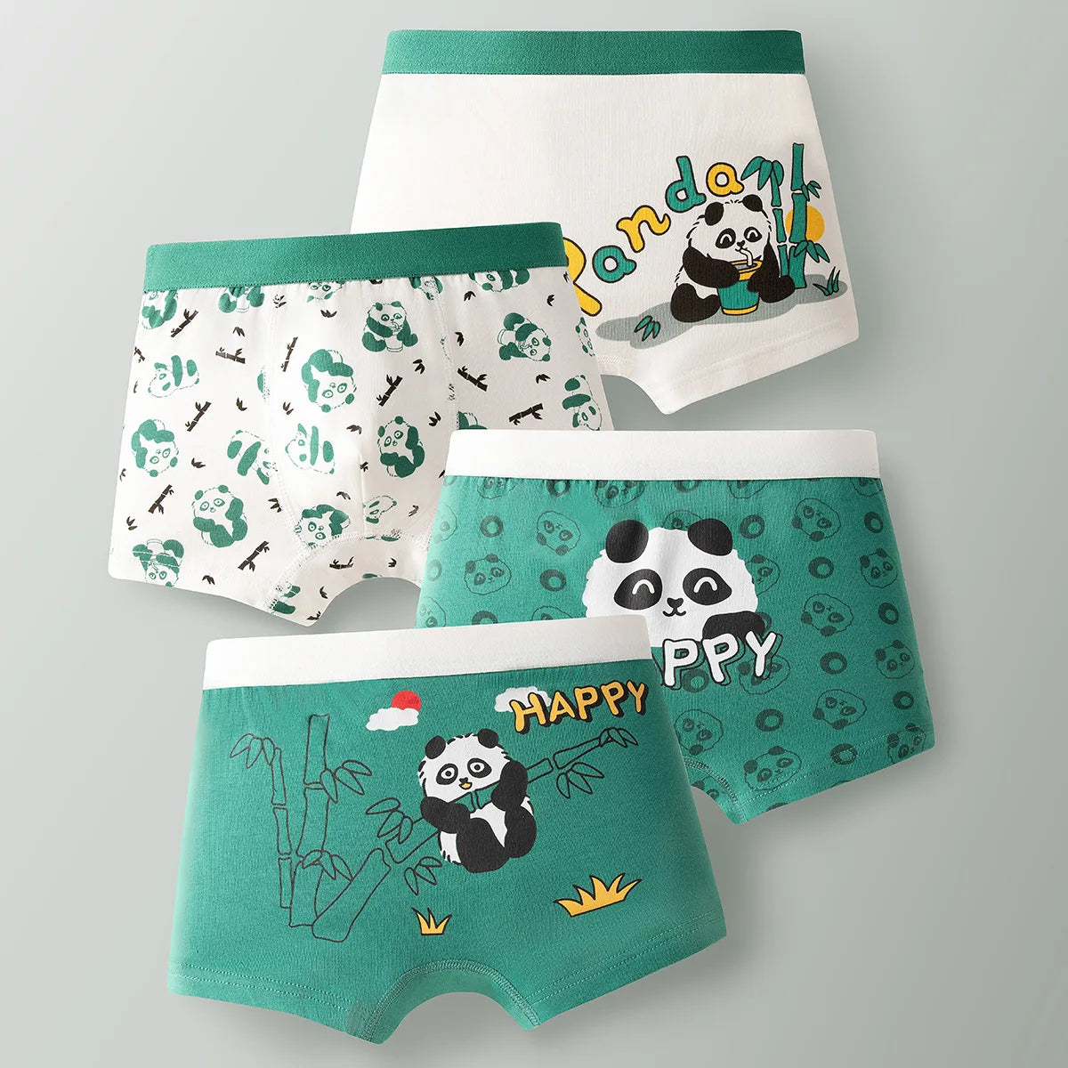 Boy Pure Cotton Boxers Kids Colorful Underwear Cute Design Baby Boy Underpants Size M-3XL For Weight 10-45kgs Boy