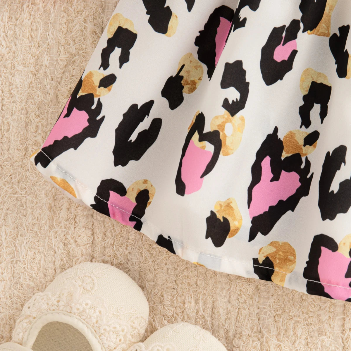 Summer New Sweet Bow Baby Girl Dress, Cute And Caring Children'S Clothes With Free Hat Suitable For Babies Aged 6-24 Months