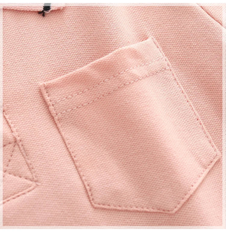 Summer Kids Polo Shirt Boys Short Sleeve Lapel Polos Clothes for Girls Cotton Print Breathable Kids Polo Shirt Children Tops