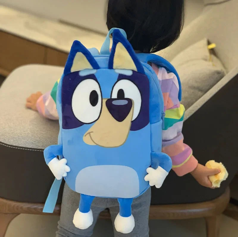 Bluey family  Schoolbag Cartoon Bingo friends Plush Backpack Picnic And Travel Snack Bag bluey pencil case Bingo coin purse gift