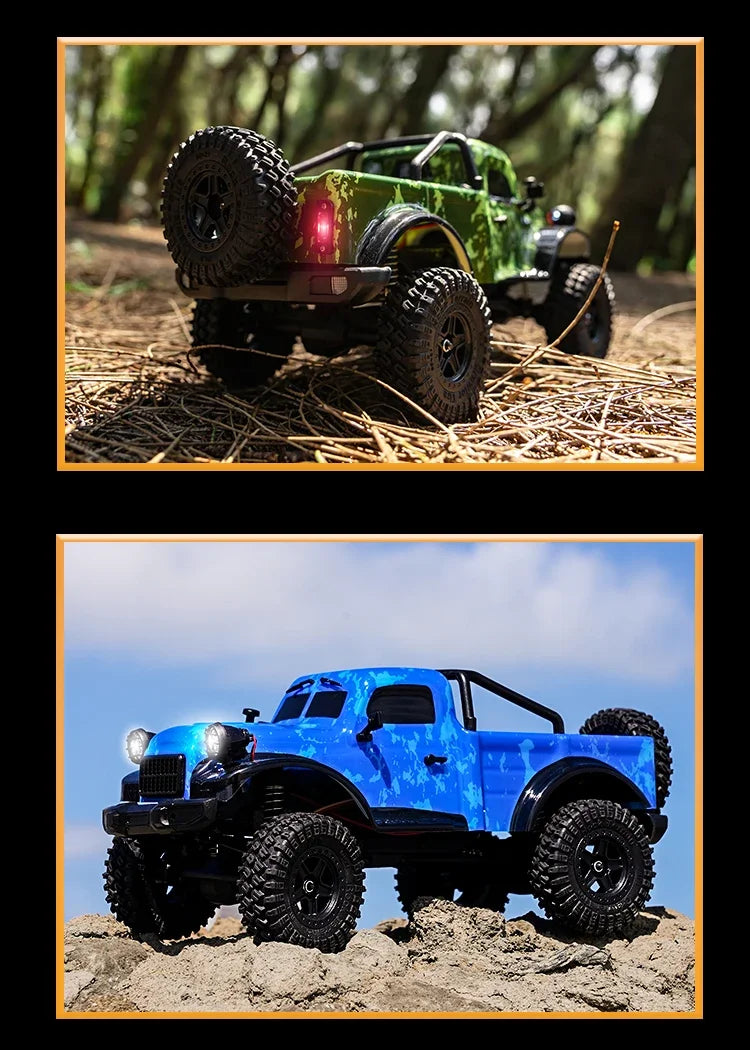 JHD For C8813 1:18 Full Scale RC Simulation Jeep Model 2.4G 4WD RC Car Motor Climbing Off-Road Model JJRC C8813 Car Toys