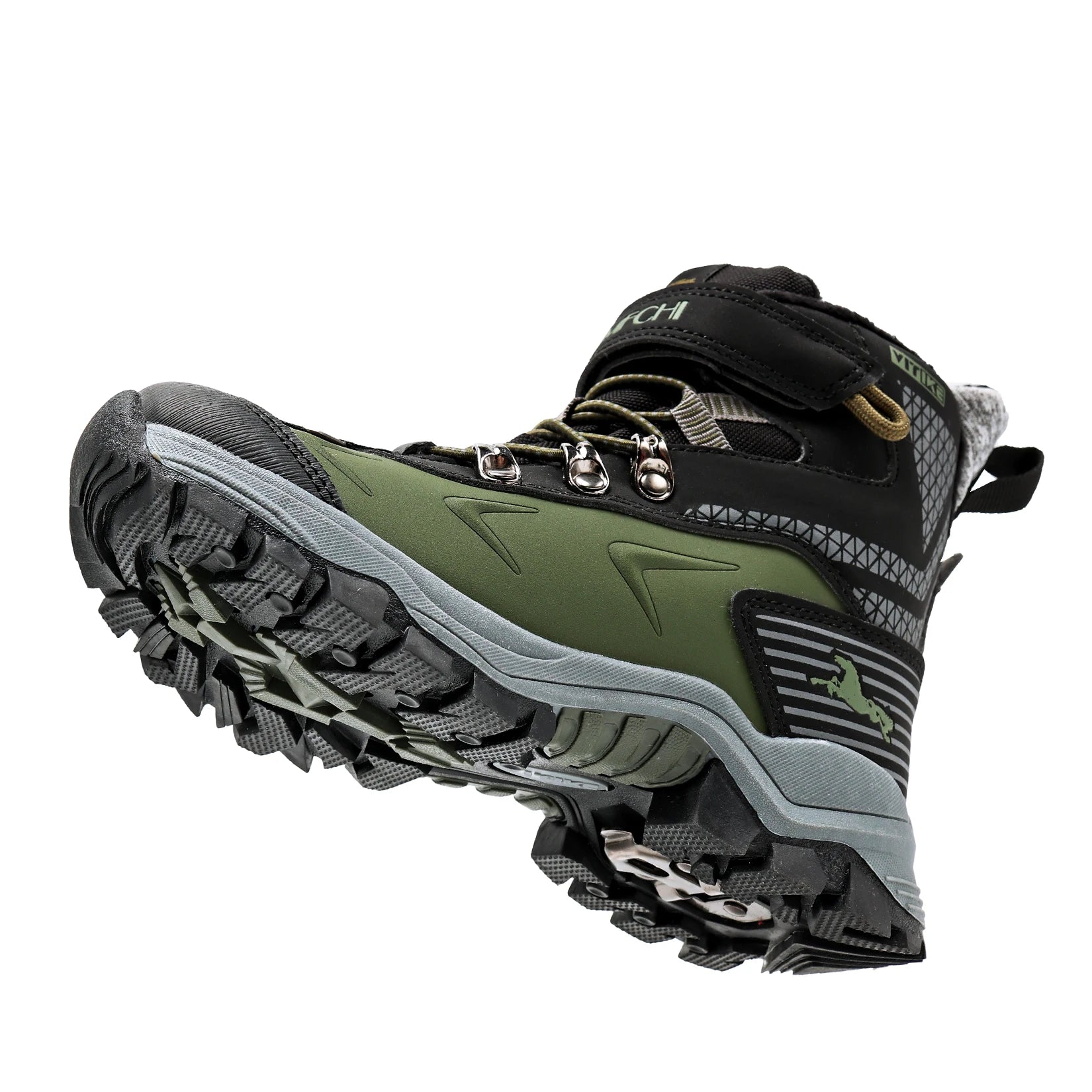 Kids Hiking Boots Boys Girls Outdoor Walking Climbing Sneaker Comfortable Snow Shoes Hiker Boot Antiskid Steel Buckle Sole