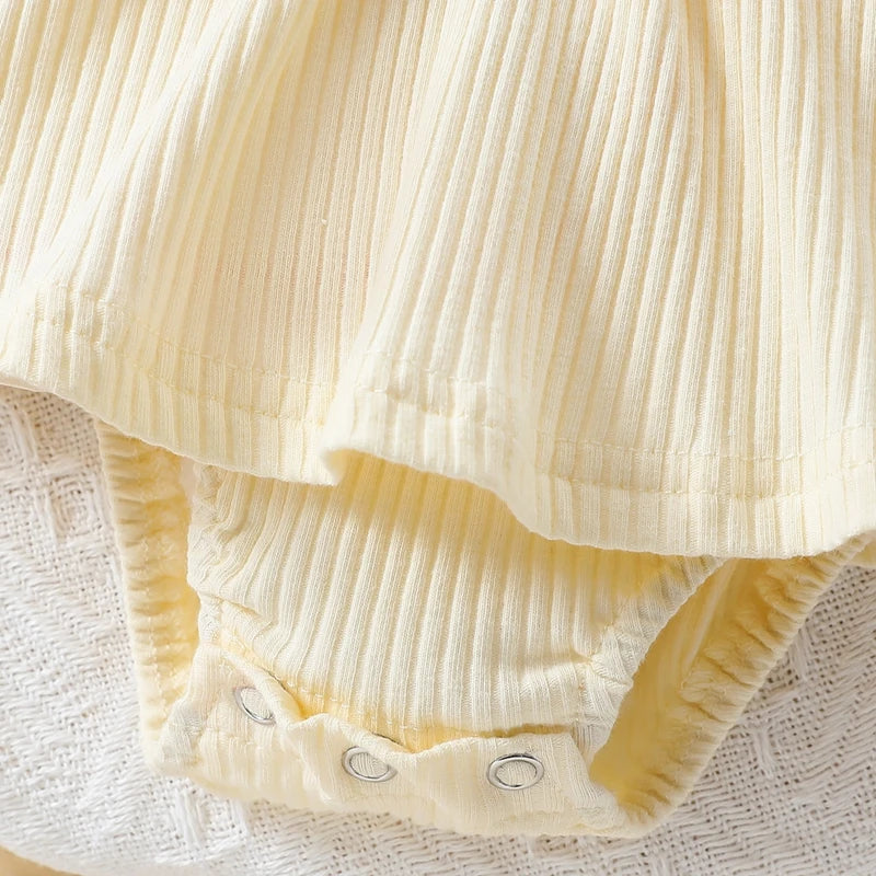 Toddler Girl Floral Print Sleeveless Romper with Matching Headband Set for Summer Outfit - Adorable 2 Piece Ensemble