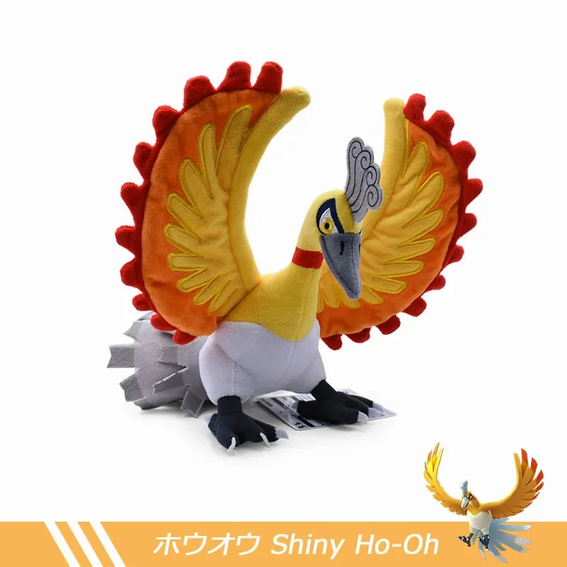 Anime Pokemon Galarian Zapdos Moltres Articuno Ho-Oh Plush Stuffed Doll Plush Toys Children Soft Pp Coton Kids Birhday Christmas