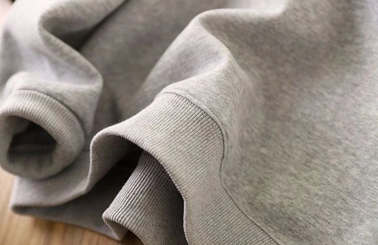 Boys & Girls 2025 New Arrival Mid-Big Size Spring/Autumn Stylish Stand Collar Semi-Zip Base Layer Sweatshirt