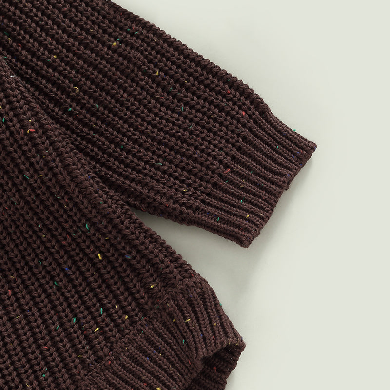 Newborn Baby Girls Boys Knitted Sweater Romper Long Sleeve Crew Neck Solid Color Jumpsuits Autumn Winter Infant Bodysuits Warm