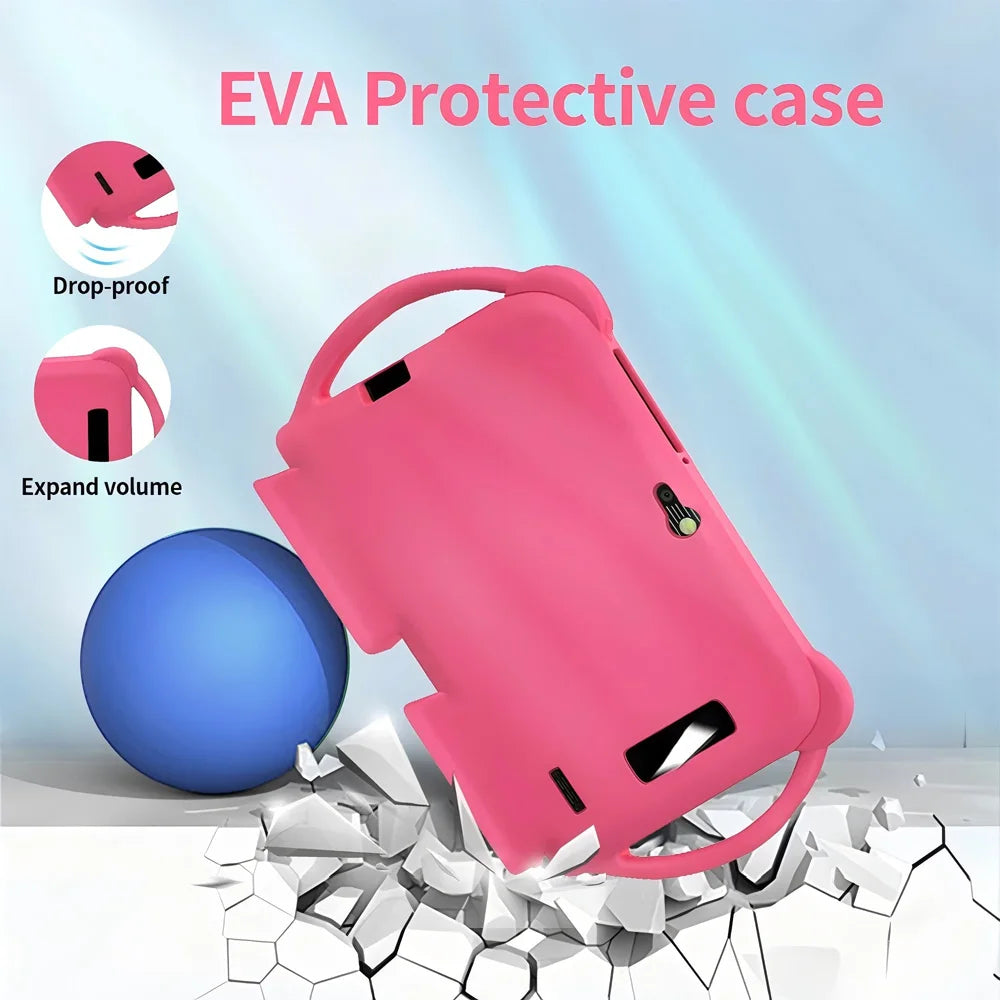 New 5G WIFI 7-inch Children's Tablet 4GB+64GB ROM Mini Pad Quad Core Dual Cameras Kids-Proof protective Case Tablets Android 13