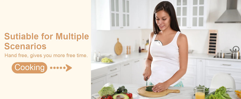 Electric Wearable Breast Milk Pump Machine Handsfree BPAFree USB Charge Painless Wireless Invisible Shelly Breast Milk Extractor