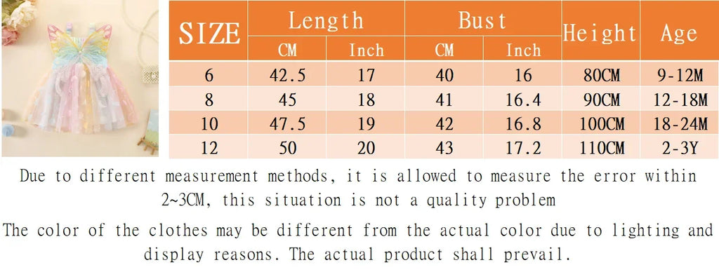 New Girls Dress Summer Butterfly Wings Colorful Dream Princess Dress Birthday Party Dress Geometric Glitter Dress Suspenders