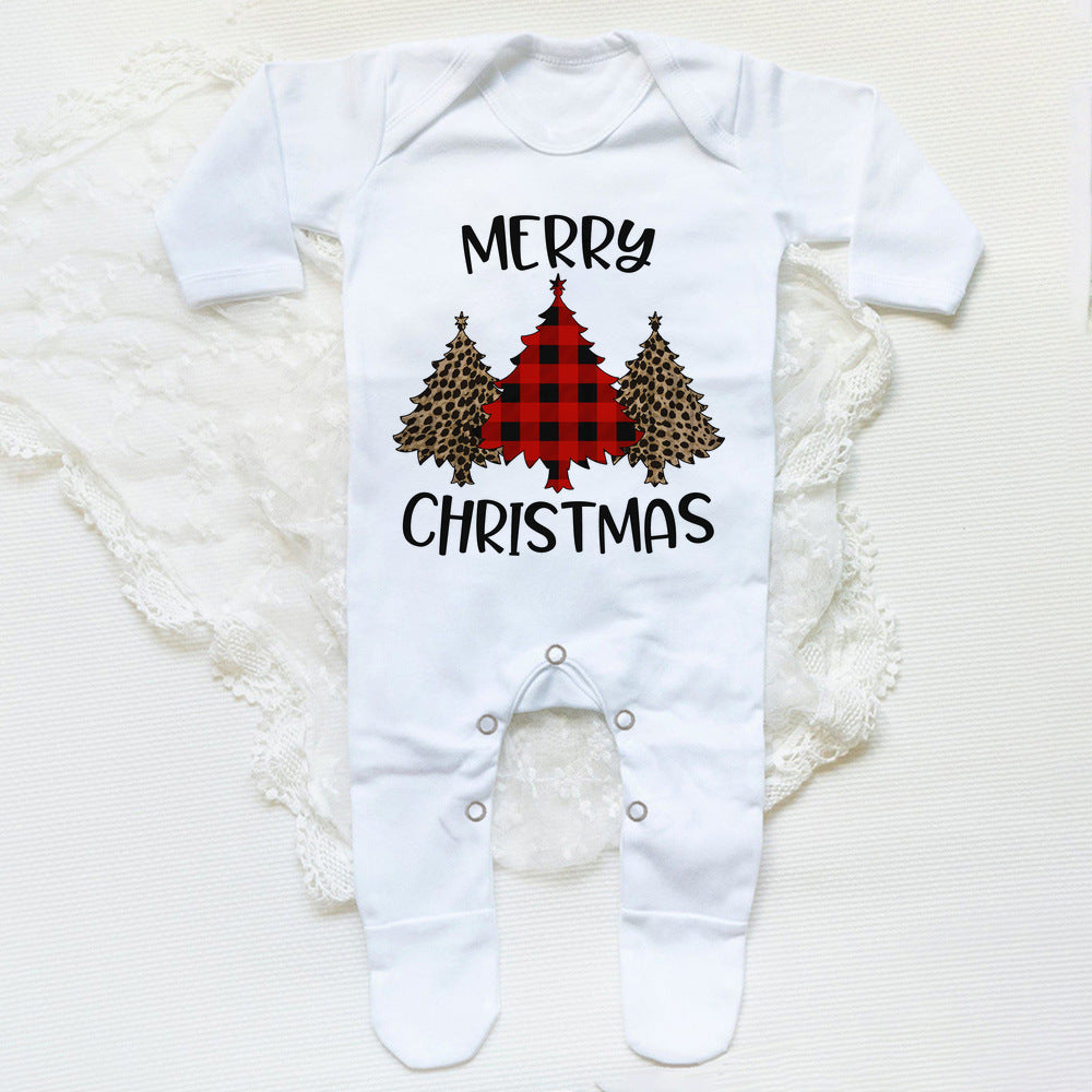 First Christmas Babygrow Sleepsuit Xmas Infant Sleepsuit Boys Girls Cute Clothes Toddler Christmas Gift Baby Xmas Party Outfits
