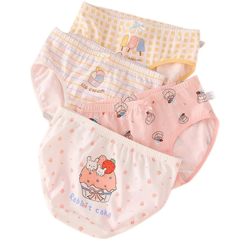Girl A Cotton Briefs Boxers Breathable Underpants Girl Quality Panties Size 90-165 Healthy Briefs Kids Comfortable Soft Boxers
