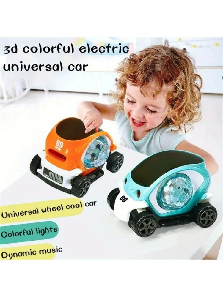 Rotating Car Vehicle Toy 360° Flips with Lights Music Automatic Electric Car Toys for Toddlers Boys Girls Birthday Gift for Kids