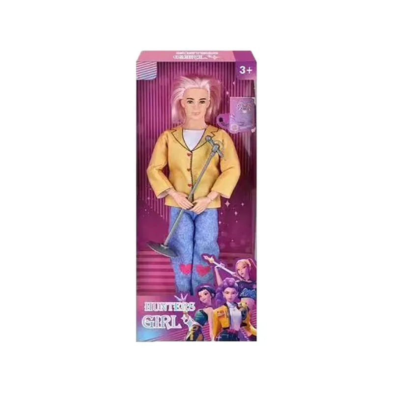 New doll toy Kpop Demon Hunter anime action figure villain Sabe Boy male group doll girl cartoon collection birthday present