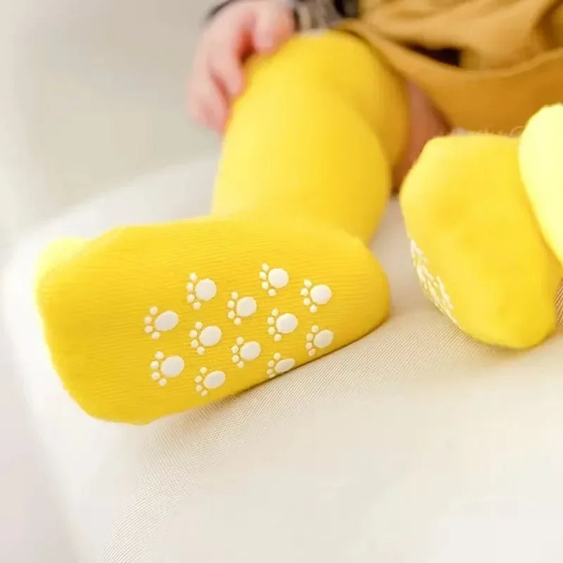 Kids Cartoon Animal Knee High Socks Non Slip Cotton Long Sock for Boys Girls Baby Knee Protector Toddler Cute Winter Accessories