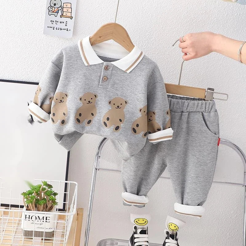 New Spring Autumn Baby Girl Clothes Infant Boys Outfits Children T-Shirt Pants 2Pcs/Sets Toddler Casual Costume Kids Tracksuits