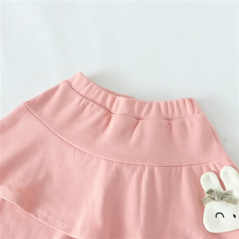 New Baby Girls Leggings Lace Princess Skirt-pants Spring Autumn Children Slim Skirt Trousers for 2-7 Years Kids Clothes