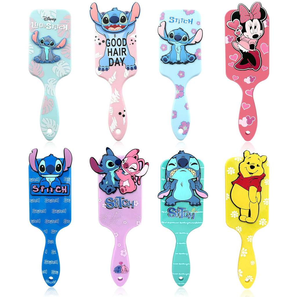 Miniso Disney Animation Lilo & Stitch Comb Series Cartoon Stitch Peripheral Air Cushion Massage Comb Children Girl Student Comb