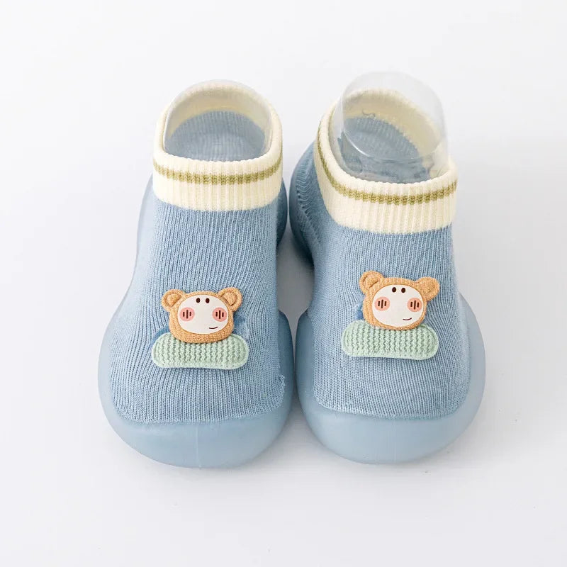 Cute Baby Toddler Shoes Infant Soft Sole Indoor Children's Shoes Cartoon Socks And Shoes Newborn Summer Baby Girl Shoes