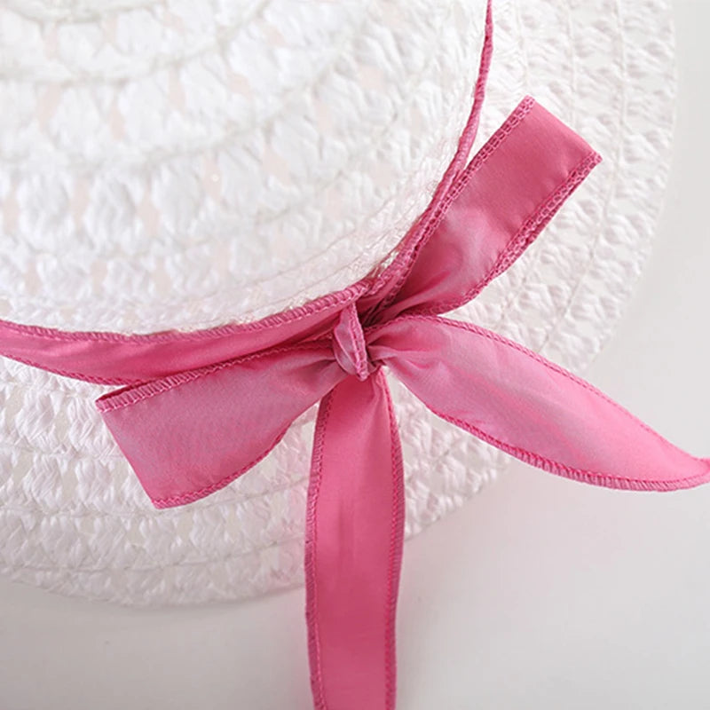 (0-3 Year Old Baby Girl Dress) Summer New Small Floral Bow Children'S Sleeveless Clothes, Free Bow Hat Included