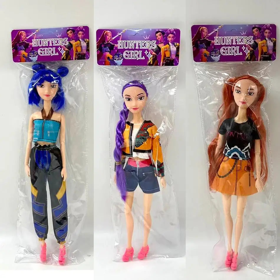 HOT Kpop Demon Hunters Action Figure Toy Derpys Tiger Rumi Mira Zoey Sussy Figurine Doll For Fans Christmas gifts ﻿