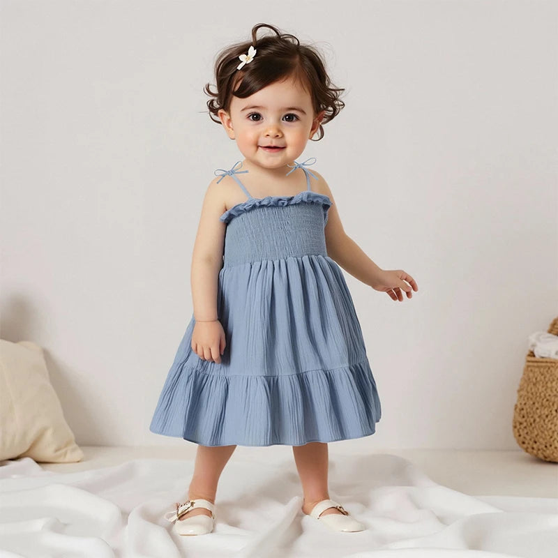 Sweetheart Neckline Floral Print Ruffle Sleeveless Dress Vintage Boho Chic Summer Sundress for Girls