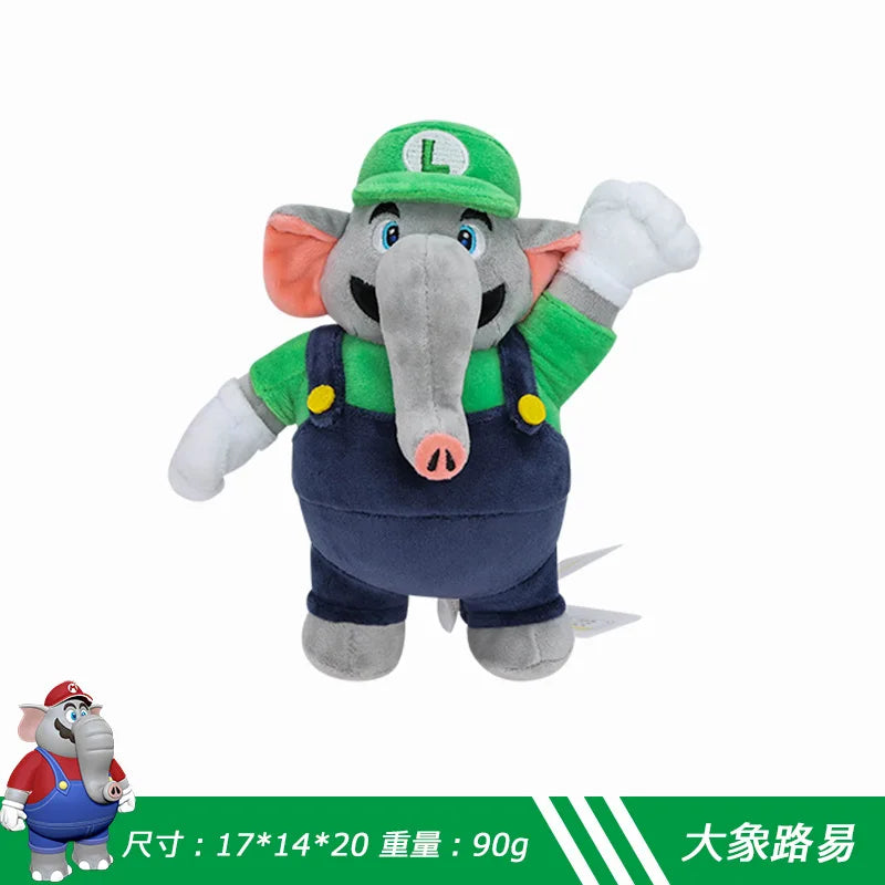 22 Styles Genuine Super Mario Bros Plush Toys Doll Elephant Stuffed Toys Anime Doll Plushie for Kids Christmas Birthday Gift