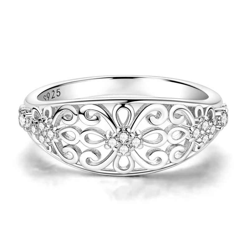 New Rings For Women 100% 925 Sterling Silver Star Moon Colorful Zircon Rings Fine Wedding Engagement Birthday Jewelry Gifts