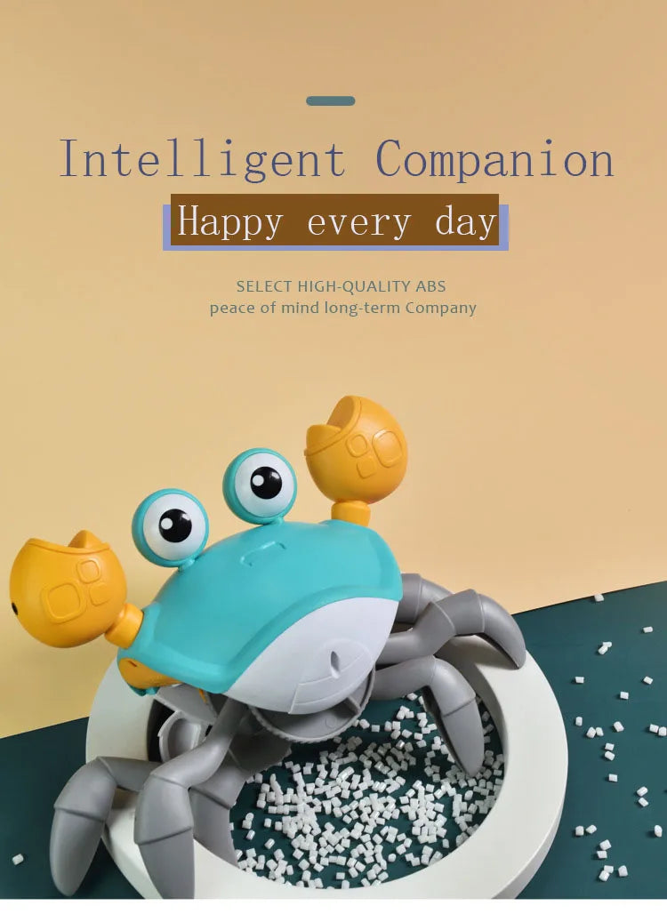 Kids Induction Escape Octopus Crab Crawling Toy Baby Electronic Pets Musical Toys Educational Christmas Gift Toddler Moving Toy