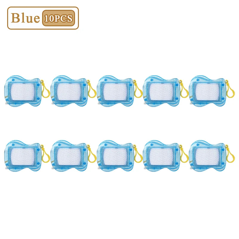 1-10PCS Mini Magnetic Drawing Board Keychain  Doodle Pad with Stylus Portable Toy Erasable Writing Board Educational Kids Gift