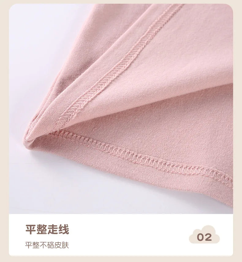 Children's Autumn Clothes and Pants Pure Cotton Set for Boys and Girls Warm Underwear Cartoon Pattern Children's Pajamas Set